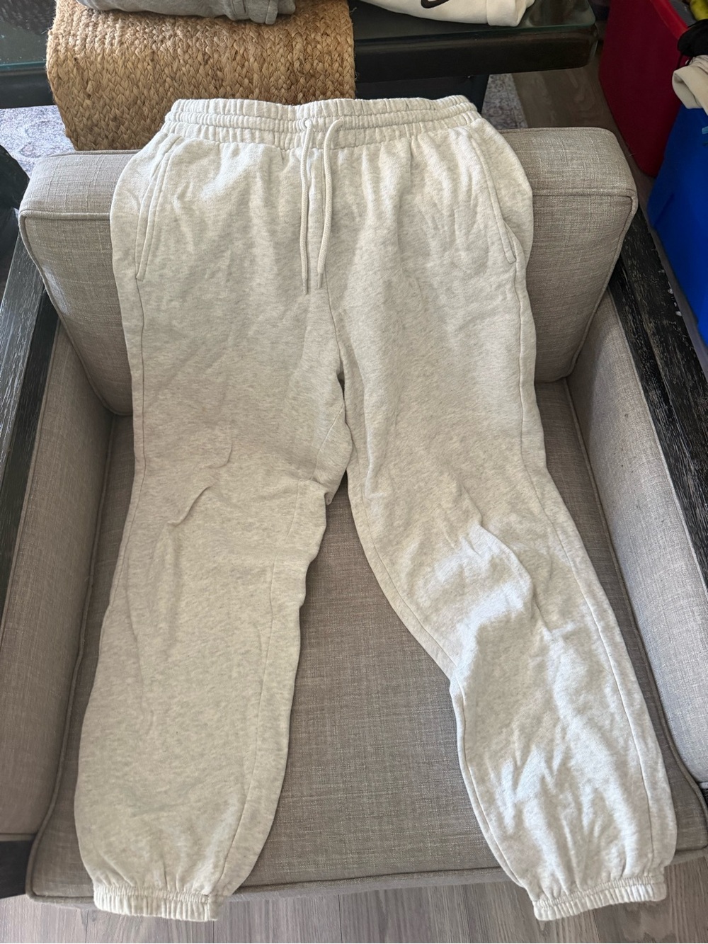 Old Navy Light Gray Men's Drawstring Sweatpants